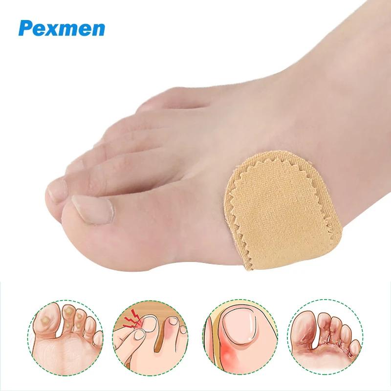 Pexmen 6Pcs/Sheet Bunion 쿠션 패드 발가락 또는 발 뒤꿈치 발 관리 도구의 Callous 옥수수 물집에 대 한 강력한 접착제 발 보호기